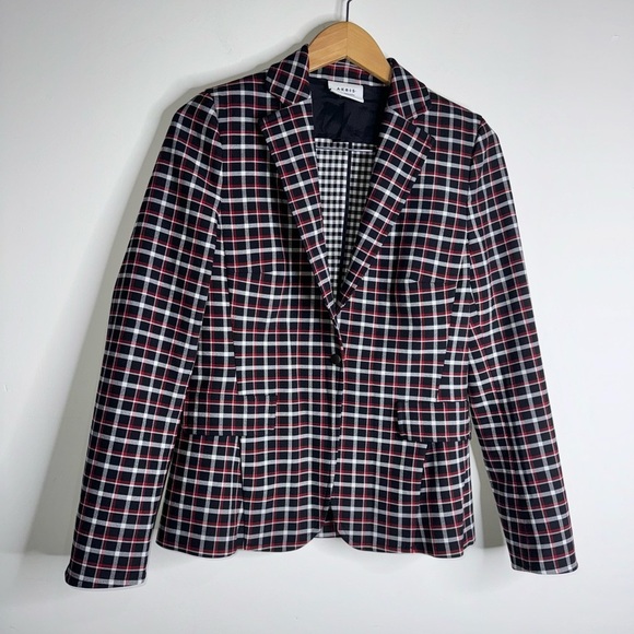 Akris Punto Plaid Blazer - Picture 1 of 9